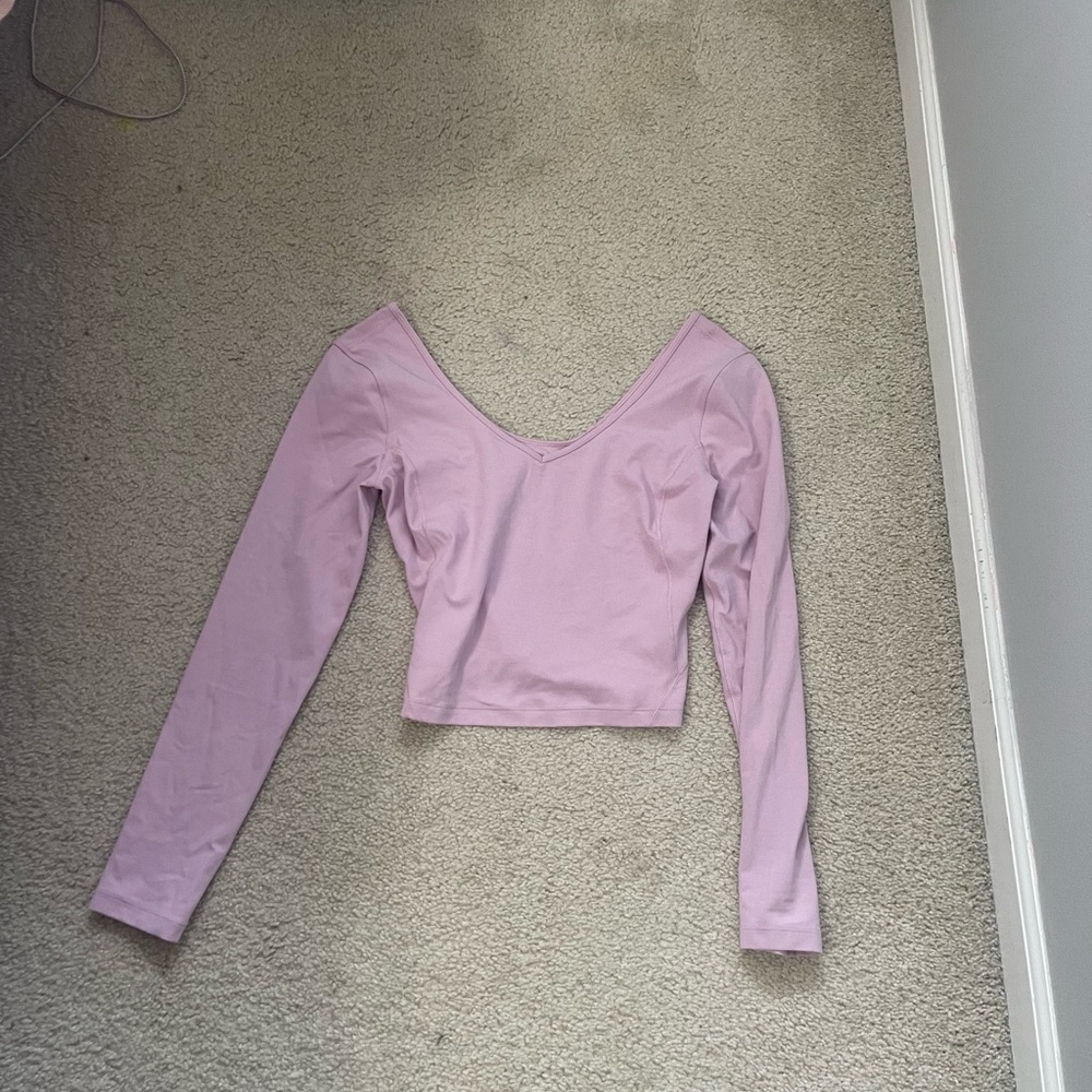 lululemon long sleeve align top size 4